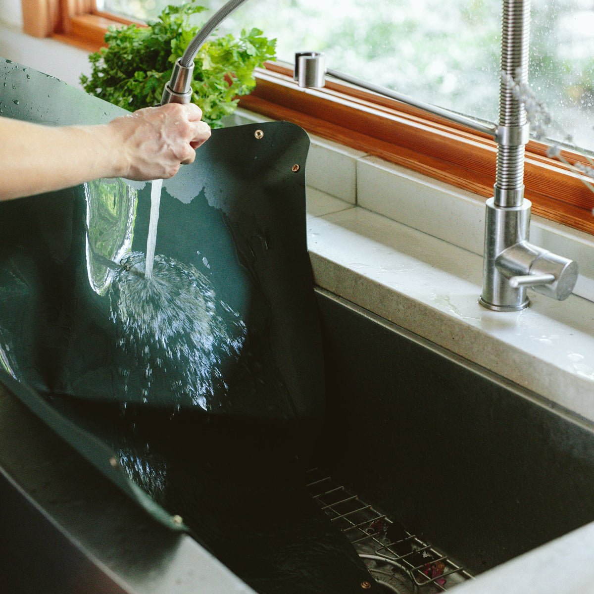 Repotting Mat potted plant