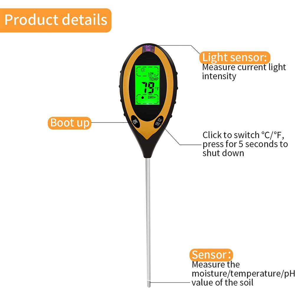 4-in-1 Soil Moisture Meter