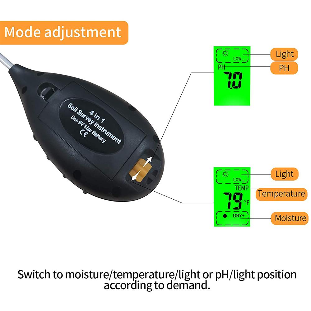 4-in-1 Soil Moisture Meter