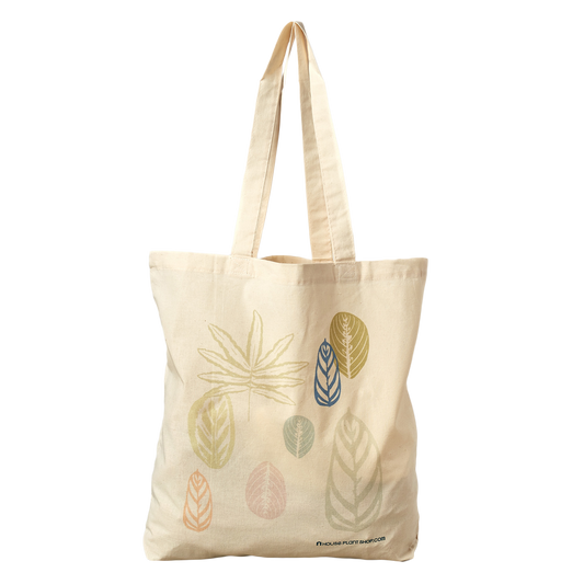 Pastel Leaves Tote Bag potted plant