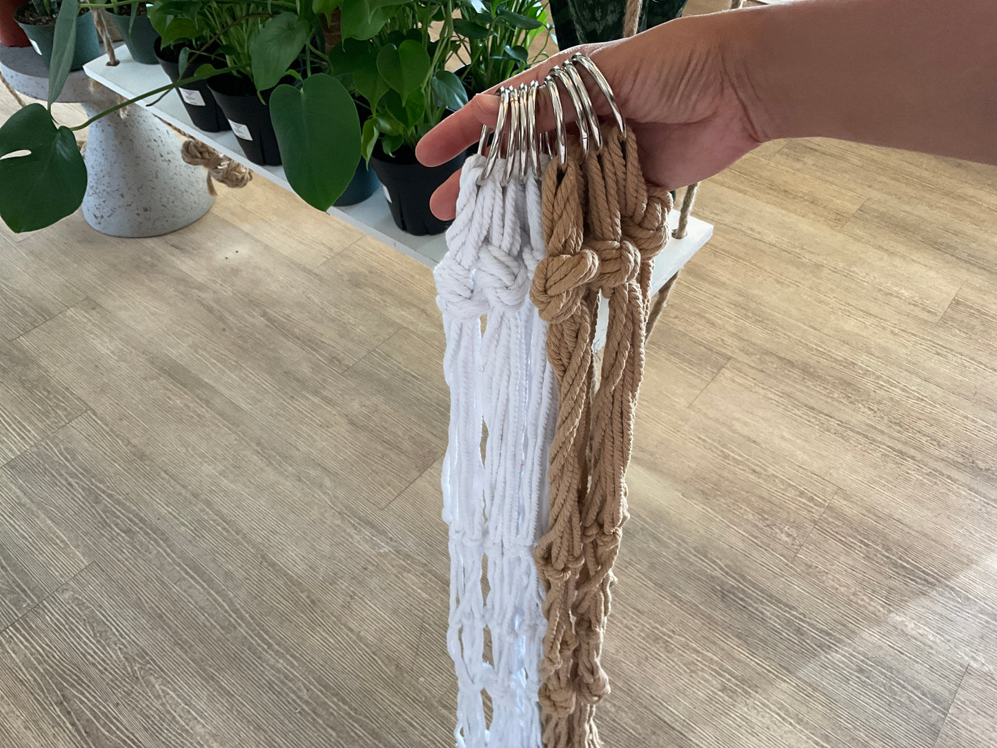 Veronica Macrame with Silver Ring