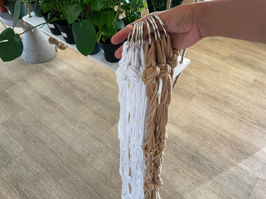 Veronica Macrame with Silver Ring