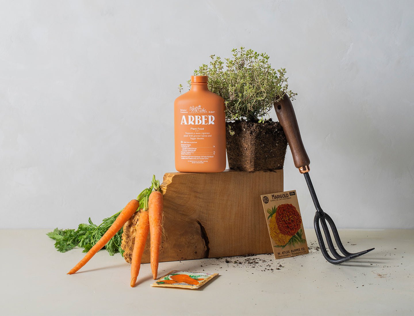 Organic Plant Food 16oz WM potted plant