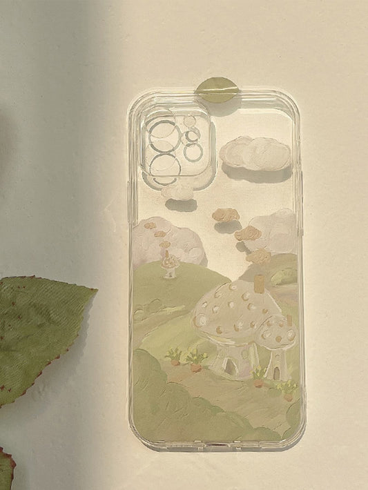 Mushroom Painted Phone Case