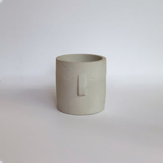 Minimalist Ceramic Face Planter