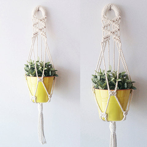 Macrame Plant Hanger, Hanging Planter