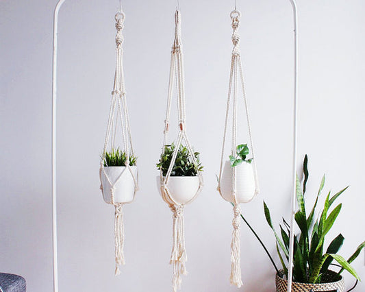 Macrame Plant Hanger, Hanging Planter, Indoor